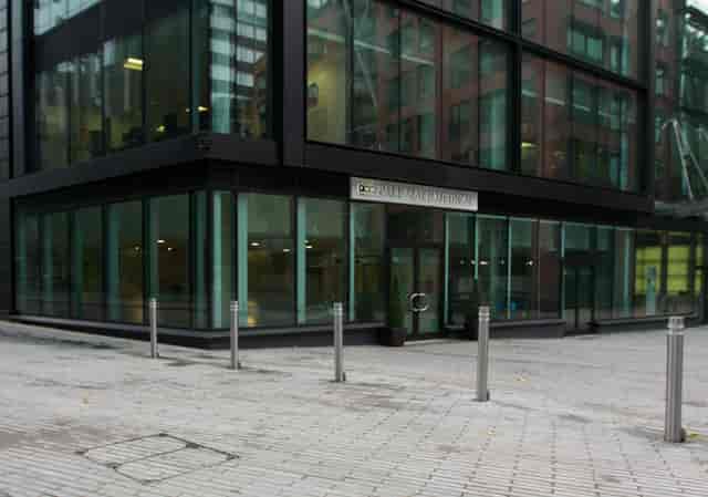 Modern event venue with glass facades for corporate meetings in Pall Mall Medical & Cosmetic.