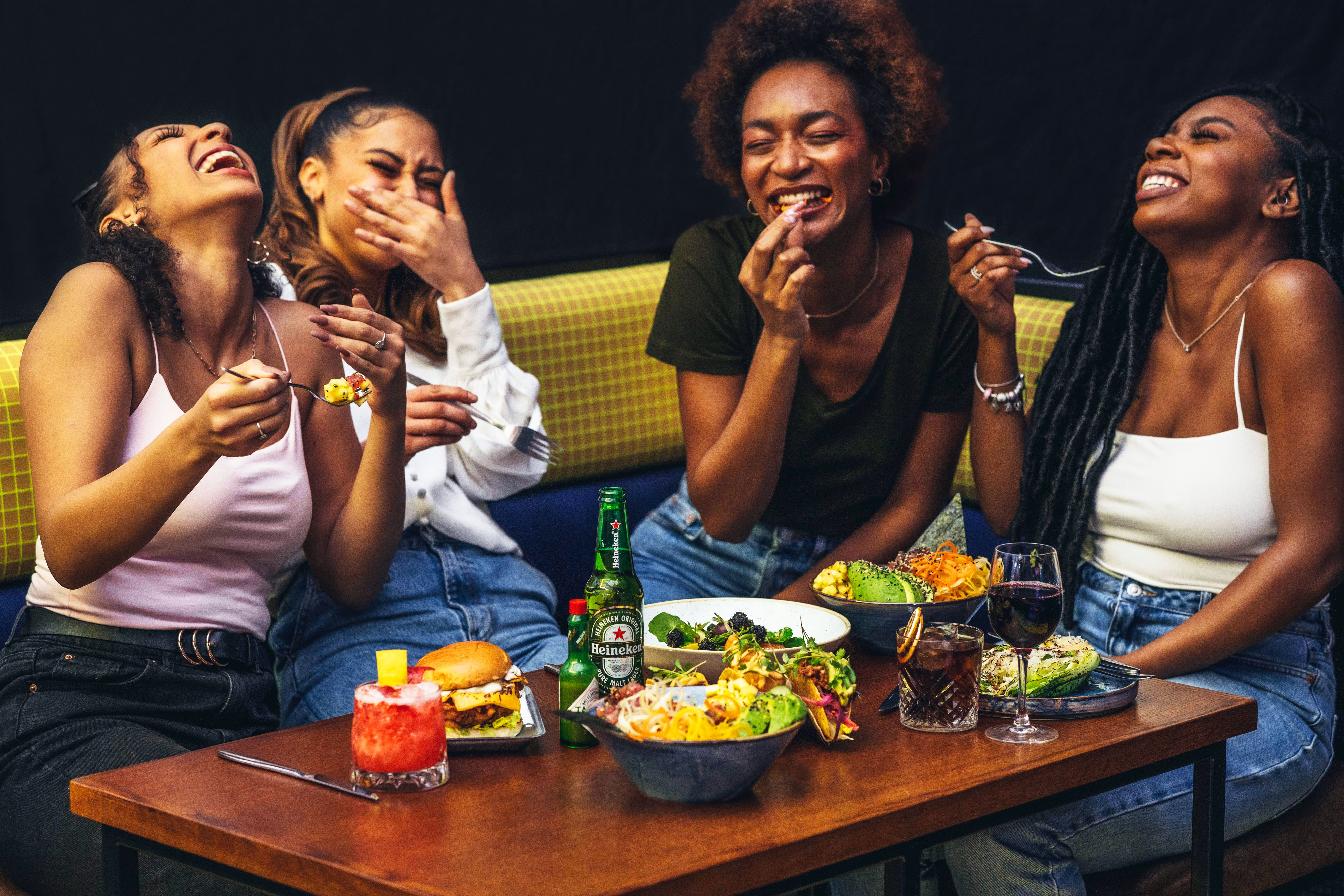 women eating