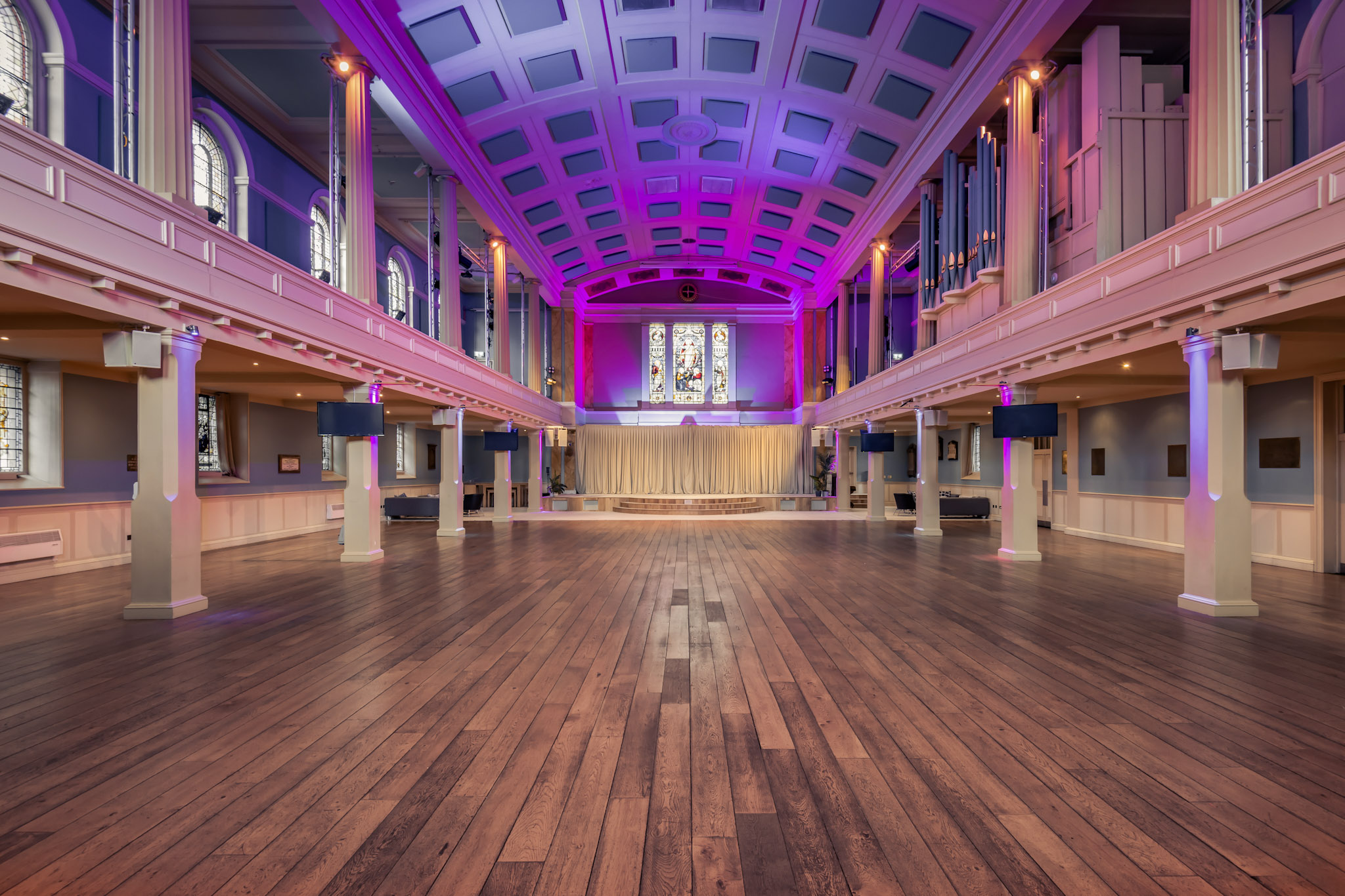 St Mary's Marylebone venue hire, high-capacity, conference, gala. - Banner