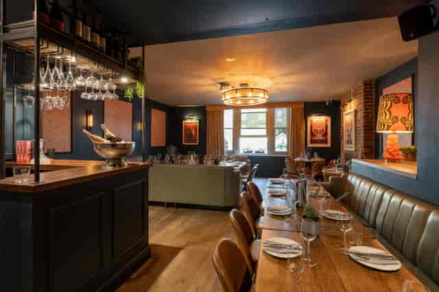 La Scala Room at Opera Tavern: elegant private dining for corporate events and gatherings.