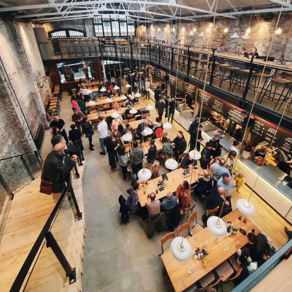 Mezzanine at Duke Street Market: vibrant venue for networking and social events.