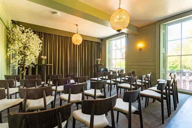 Elegant Richardson Room at Aragon House, perfect for workshops and small conferences.