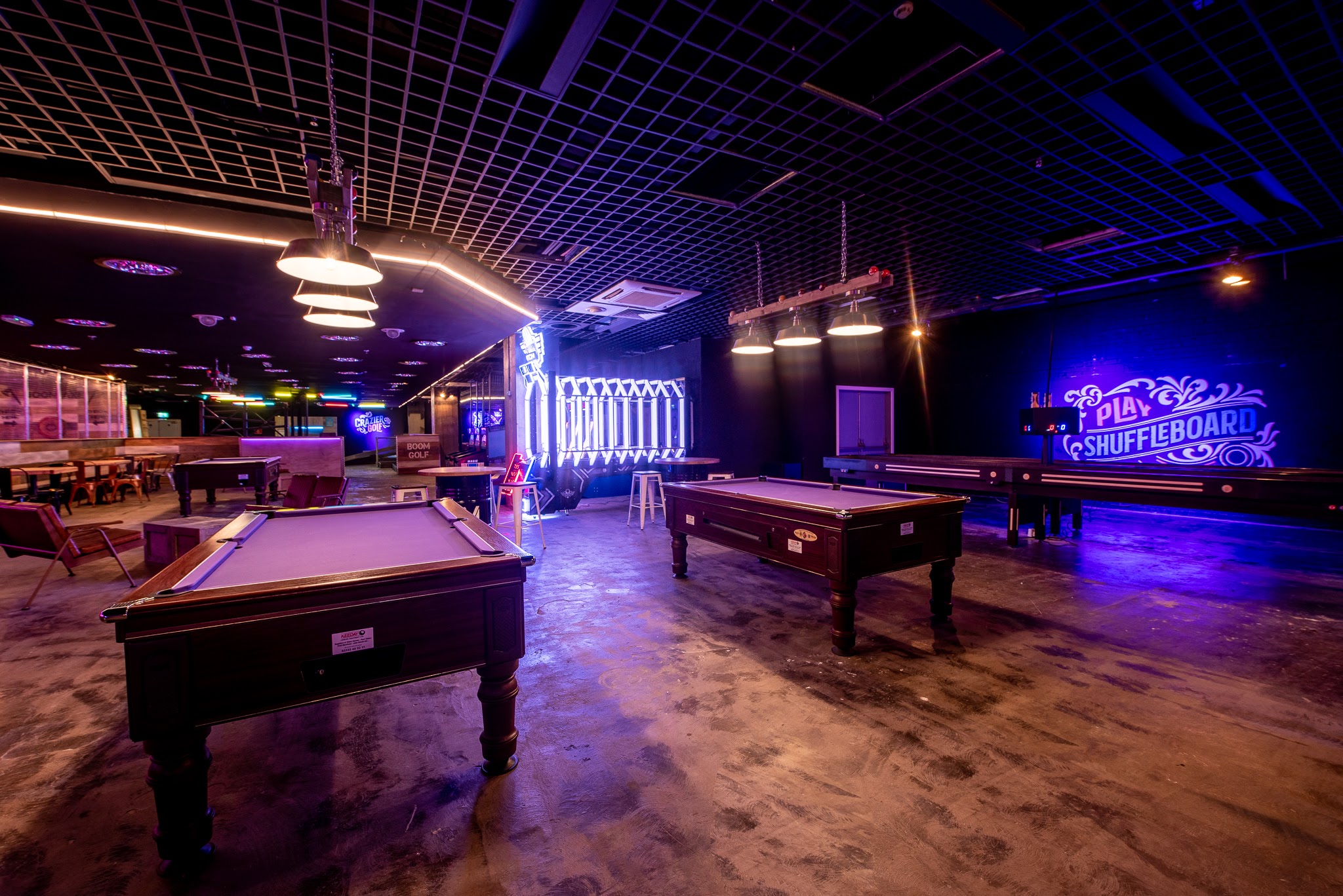 Full venue hire at Boom Battle Bar with vibrant atmosphere for networking events and team-building. - Banner