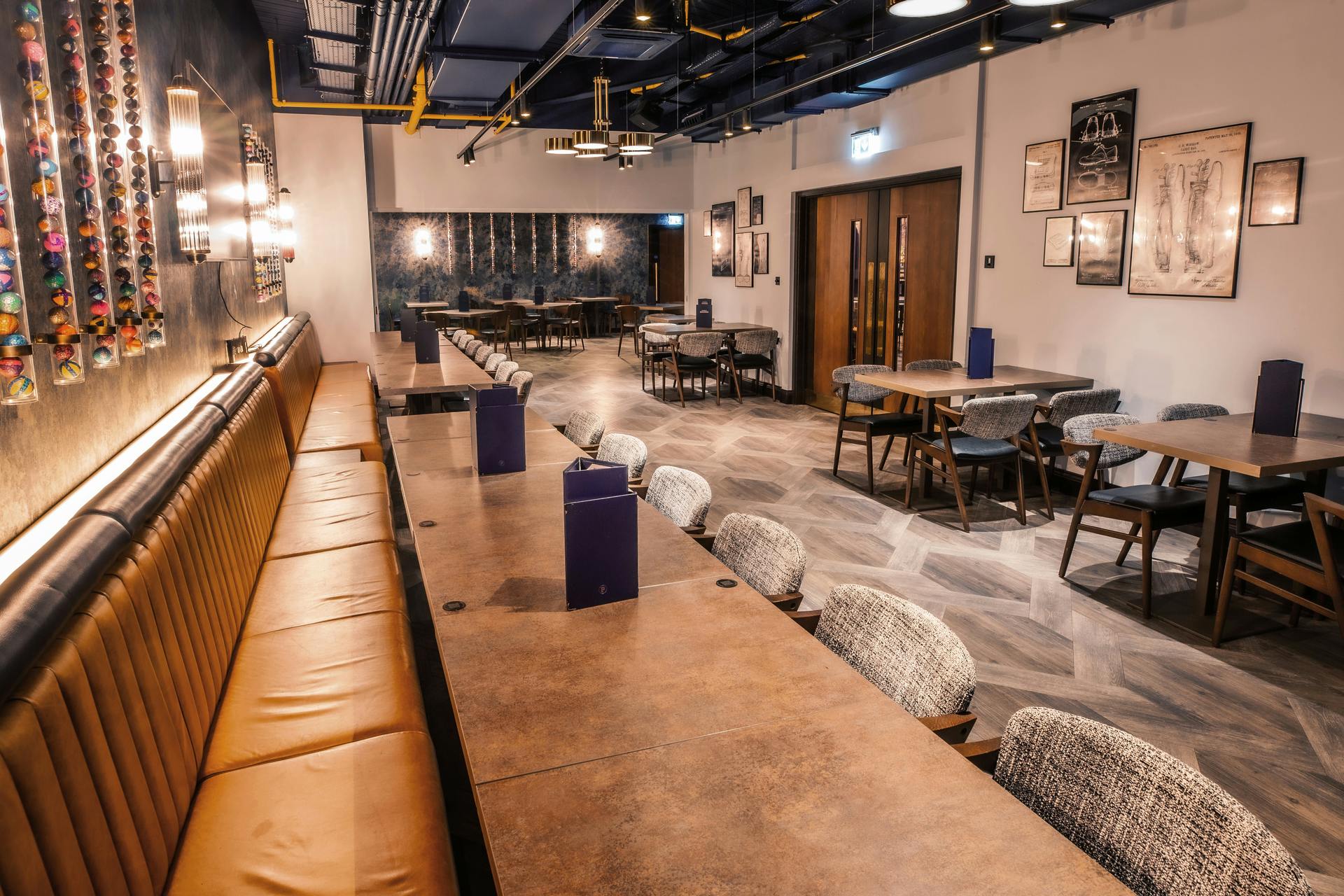Half Venue Hire at Puttshack Watford, versatile event space for meetings and gatherings.