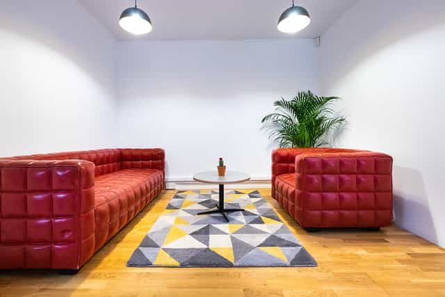 Modern lounge at The Workers League, Blackheath, perfect for networking events.
