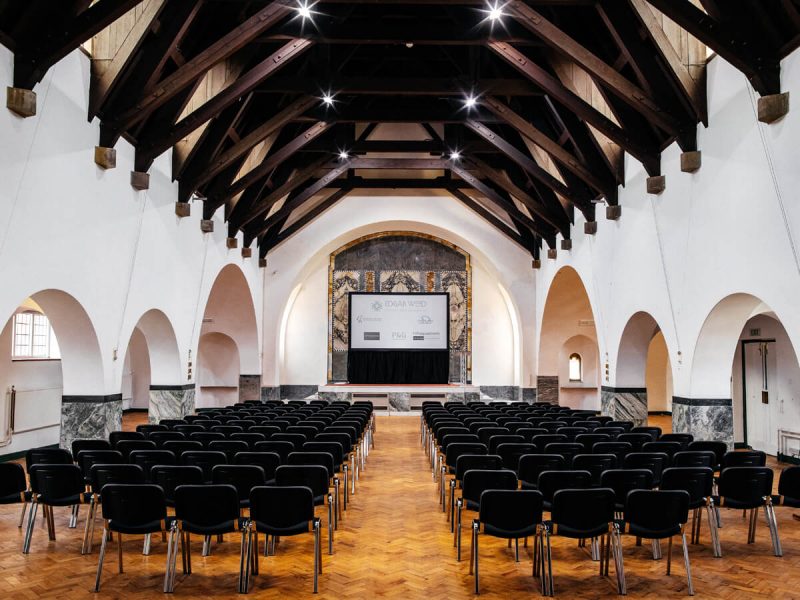 Daisy Bank Manor event venue with wooden beams, perfect for conferences and seminars. - Banner