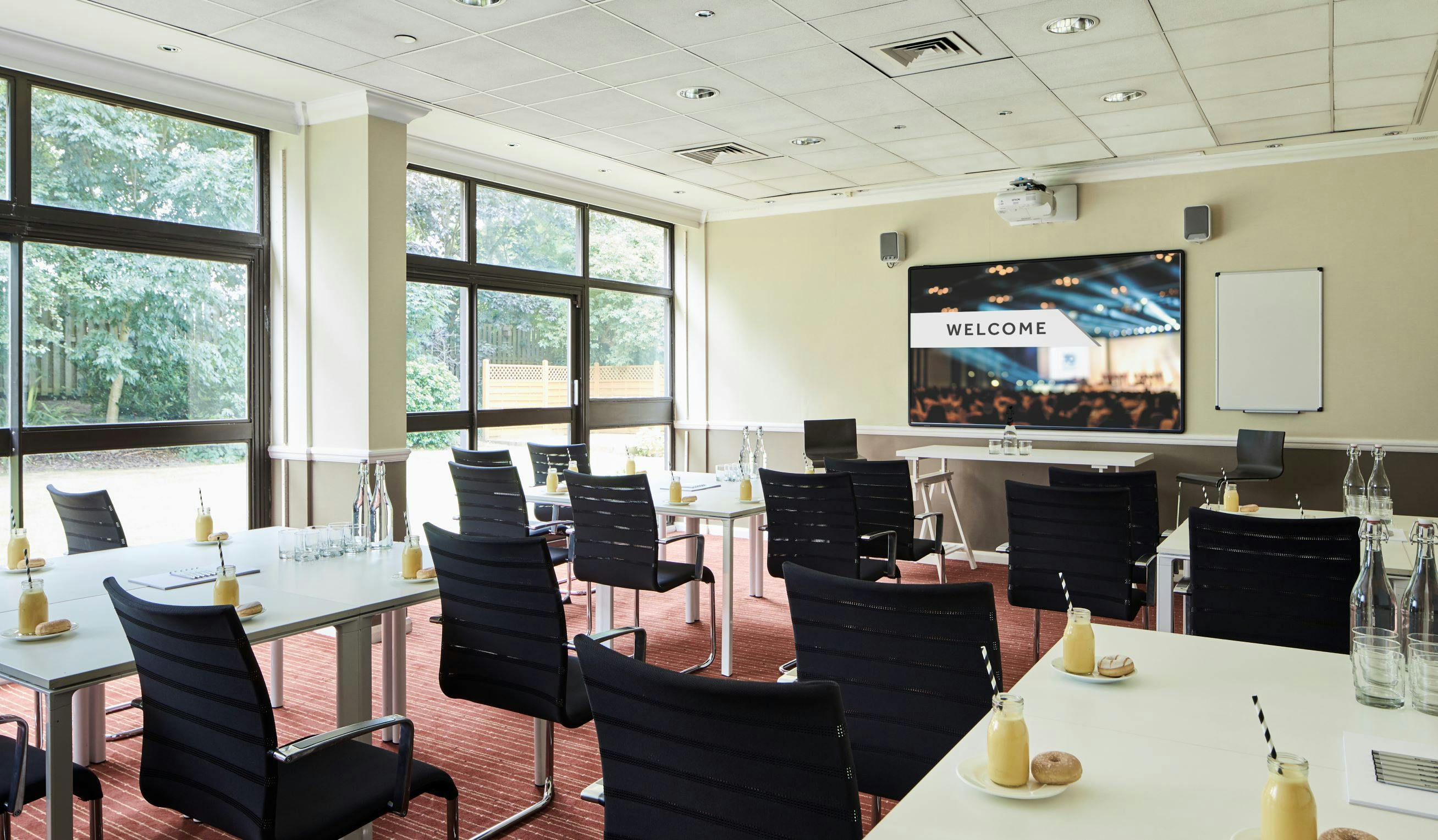 Chichester Suite meeting room at Portsmouth Marriott, ideal for professional events and networking.