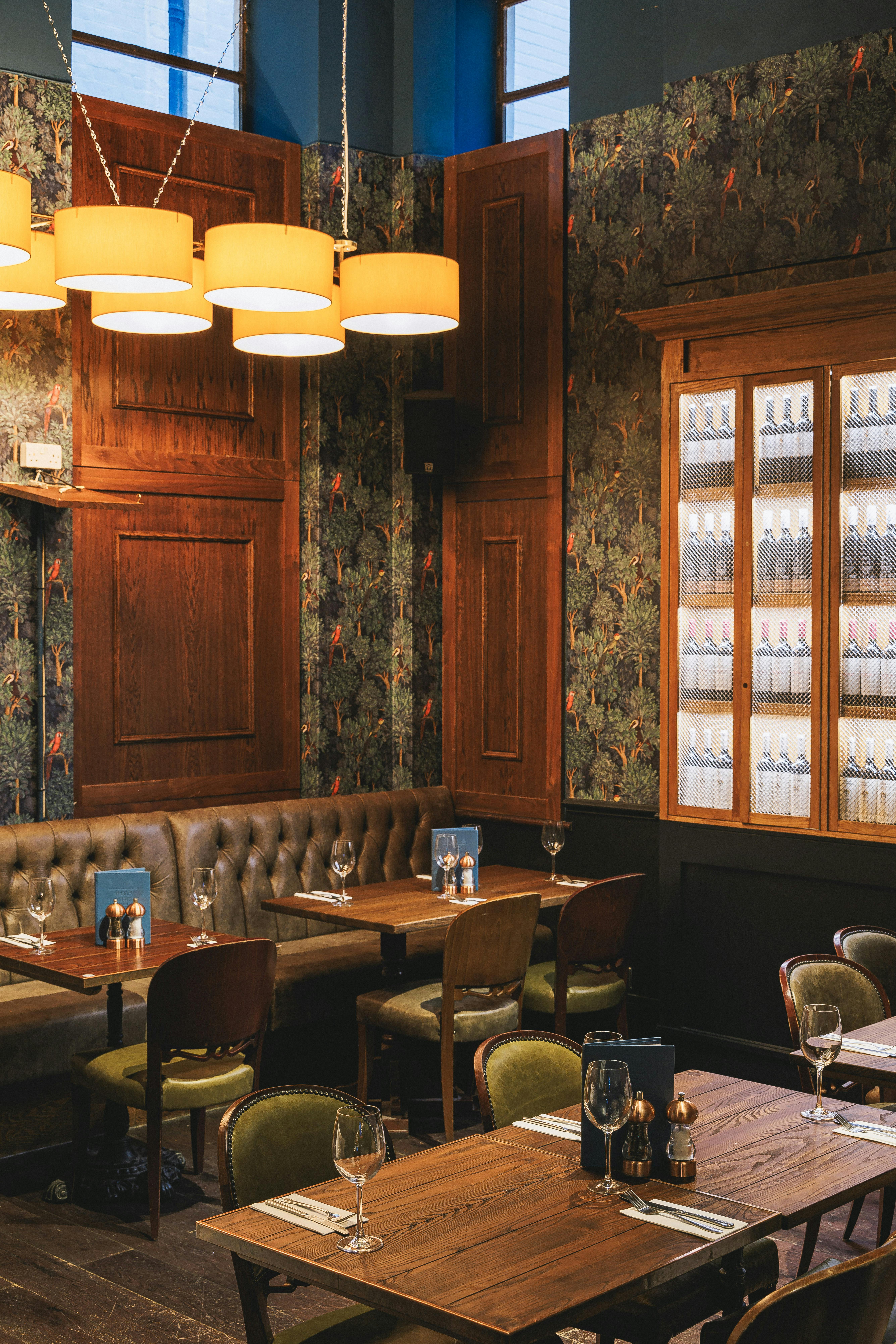 Intimate dining space at Balls Brothers Austin Friars, ideal for private events and meetings.