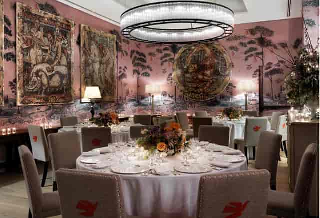 Elegant dining room at The Whitby Hotel, perfect for upscale events and intimate gatherings.