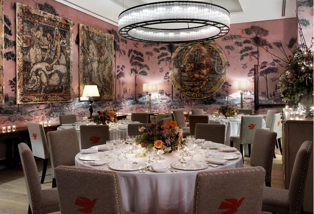 Elegant dining room at The Whitby Hotel, perfect for upscale events and intimate gatherings.