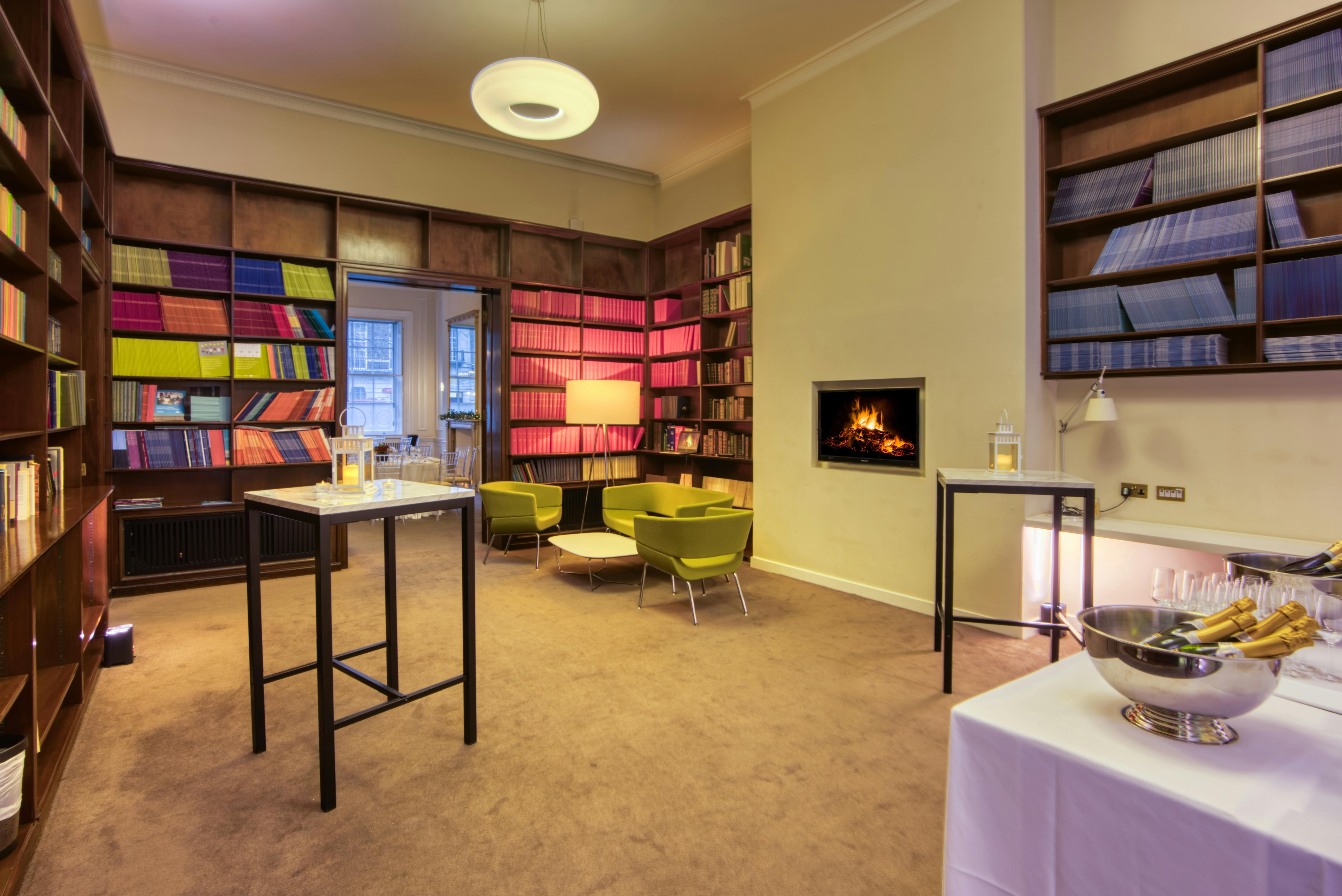 Stylish Fellows Room at 41 Portland Place, ideal for networking and brainstorming events.