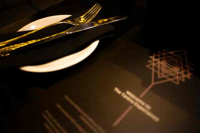 Tantra Private Dining Room in Edinburgh with elegant table setting for upscale events.