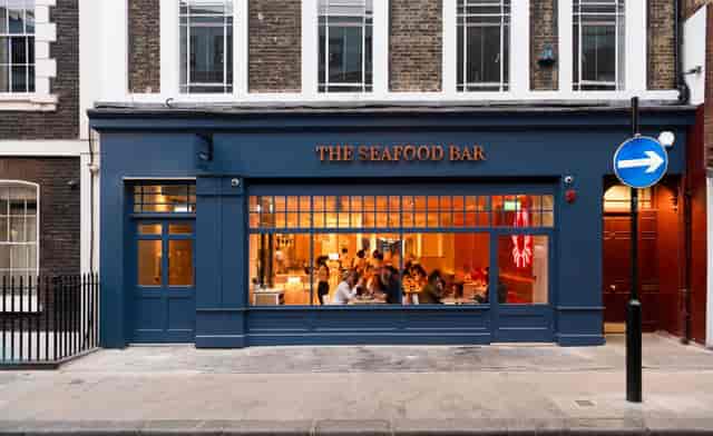 Basement Seafood Bar interior for premium corporate networking and client dinner events.