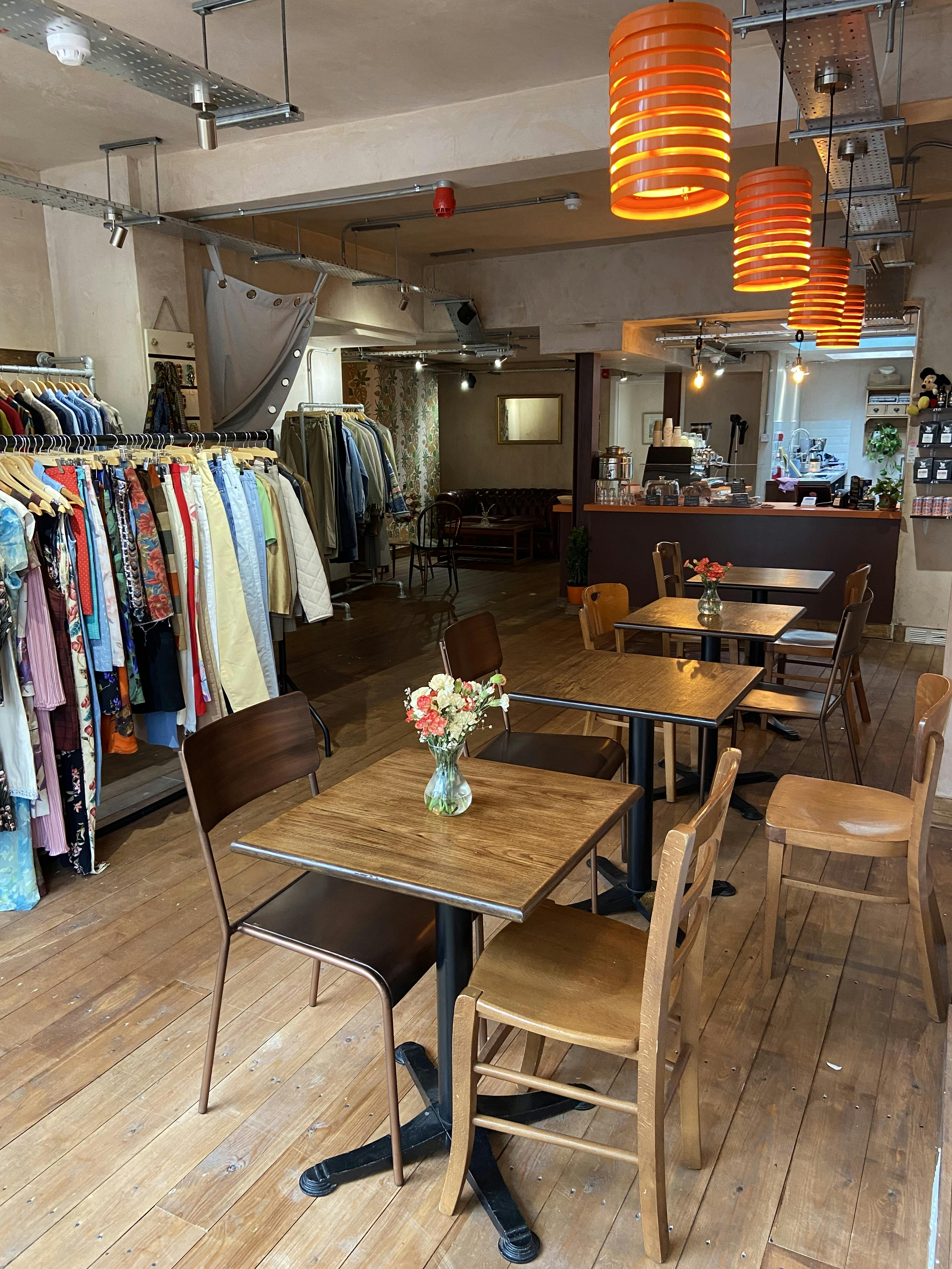 Versatile venue with stylish decor for pop-up events and intimate gatherings.
