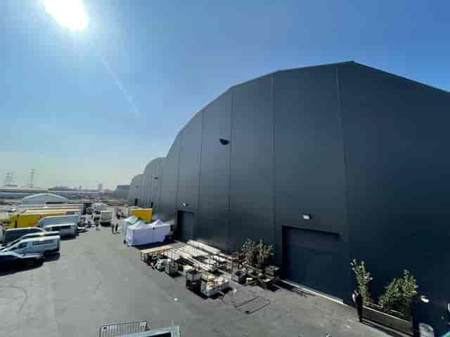 Modern industrial venue at Troubadour Meridian Water Studios for versatile events.