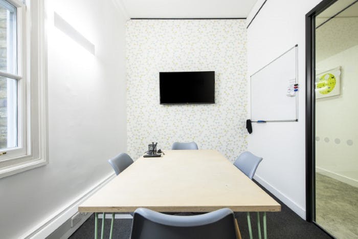 Modern meeting room at Runway East Borough Market, perfect for collaborative events.