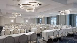 Chesapeake Ballroom at Annapolis Waterfront Hotel, elegant meeting space for conferences and banquets.