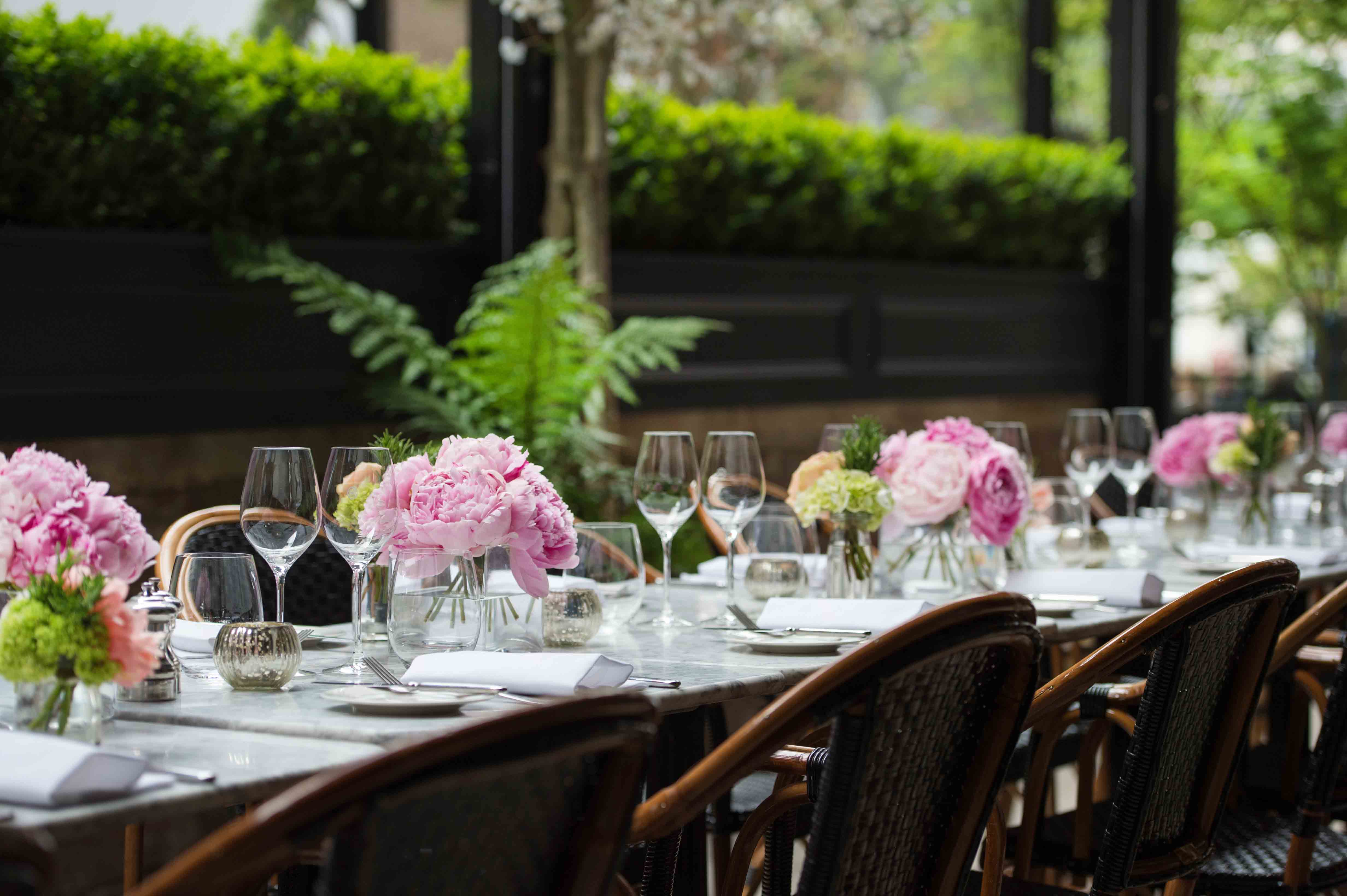 Dalloway Terrace bloomsbury al fresco dining reception
