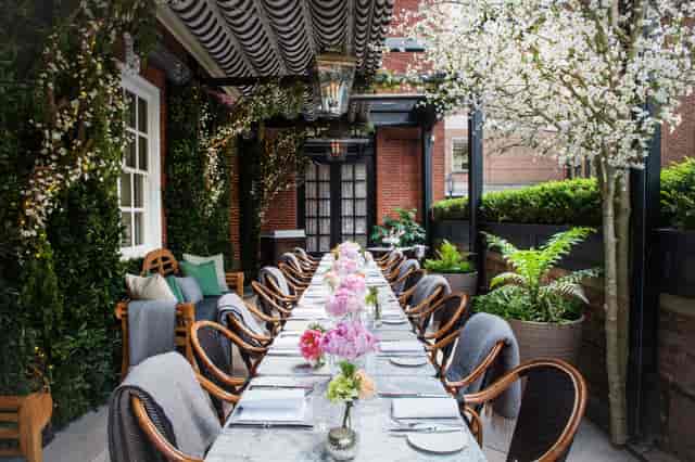 Dalloway Terrace elegant outdoor event, floral, corporate, wedding