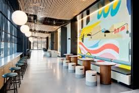 16th Floor Rooftop Terrace at Dock 72, vibrant event space for meetings and workshops.