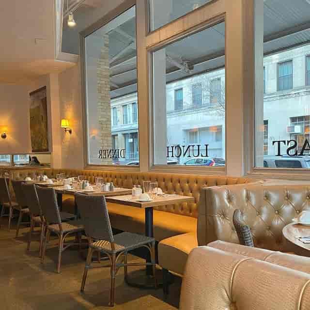 Stylish conference room at Sarabeth's, ideal for intimate meetings and networking events.