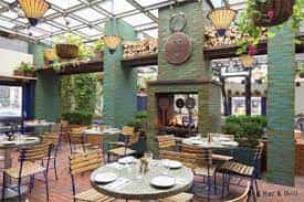 Private events at B Bar and Grill with cozy fireplace and inviting atmosphere.
