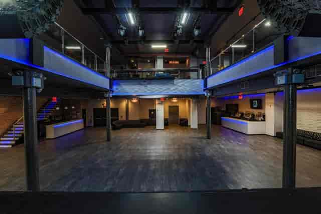 Main Floor Ballroom in HK Hall, versatile event space for corporate meetings and receptions.