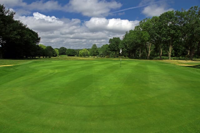 Private events at Grand Oaks Country Club with lush golf course, ideal for corporate gatherings.