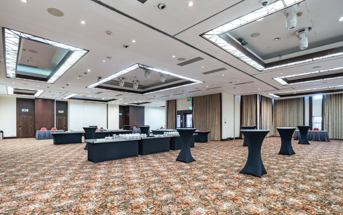 Royal Suite at Millennium Gloucester: elegant event space for meetings and gatherings.