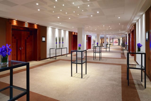 Elegant corridor in Ballsaal, The Westin Grand, perfect for corporate events and gatherings.