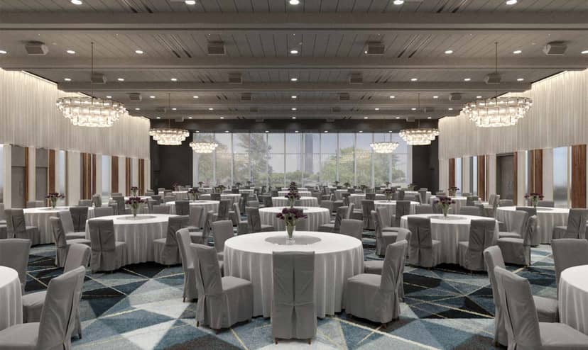 Platinum Ballroom at Frankfurt Marriott, elegant venue for weddings and corporate events.