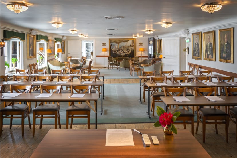 Elegant meeting room in Sjöfartshuset, perfect for corporate events and workshops.