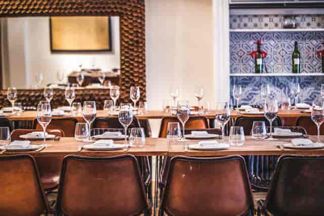 Private room Caleya in Ibérica Marylebone, elegant dining setup for corporate dinners.