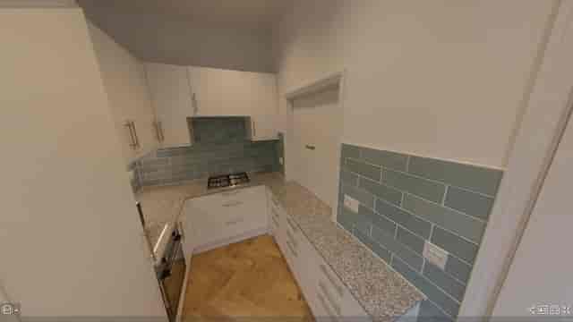 Compact kitchen in Price Room, Newington Green Meeting House for events and catering.