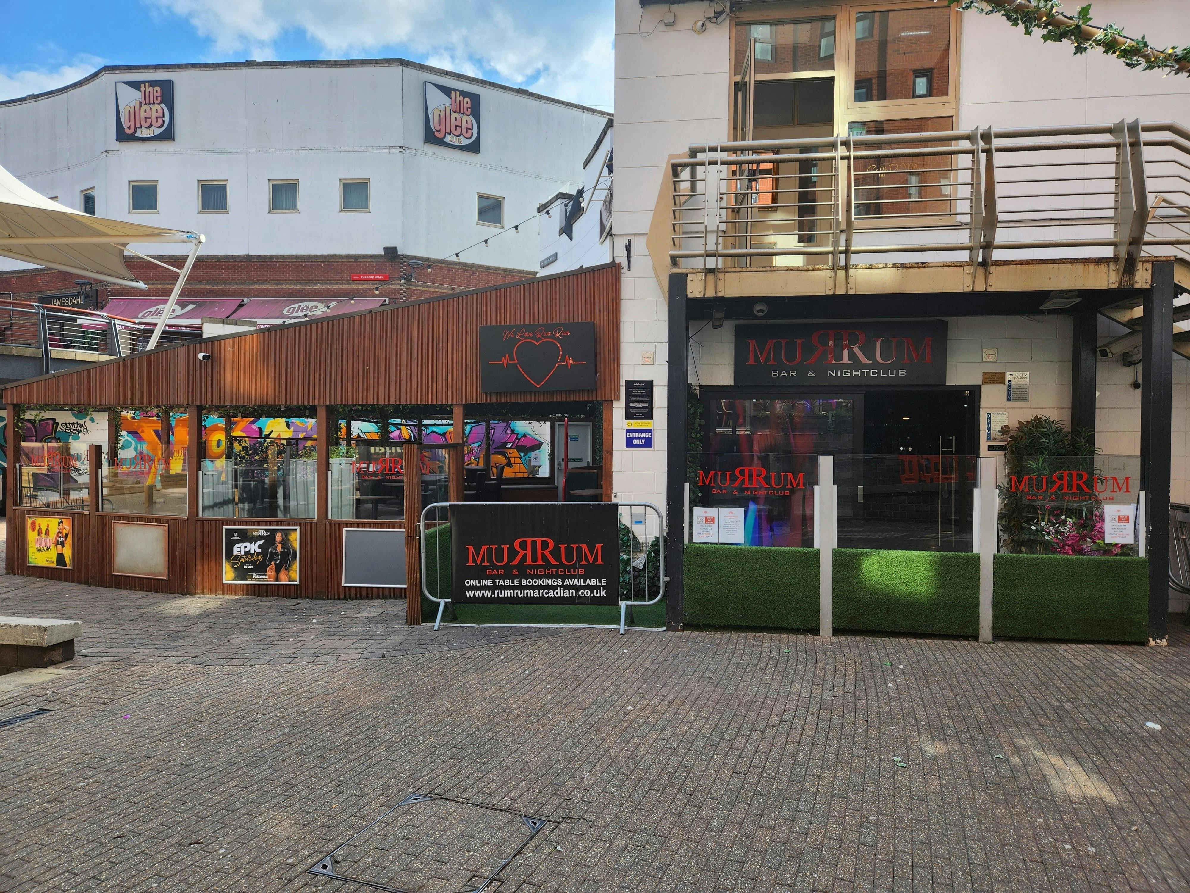 Rum Rum Bar & NightClub in Birmingham, vibrant venue for events and celebrations.