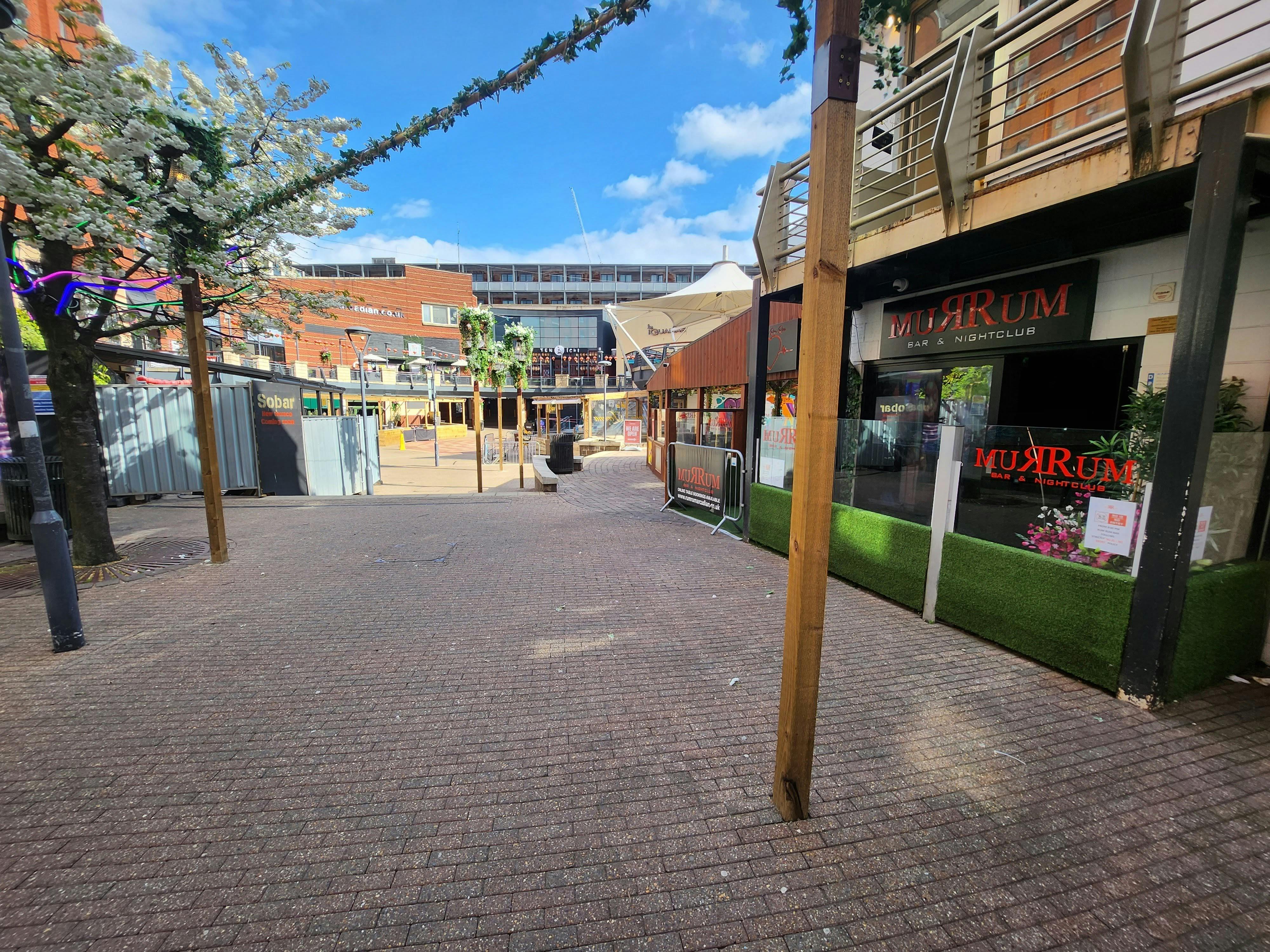 Outdoor venue at Rum Rum Bar & NightClub, perfect for events with flexible seating.