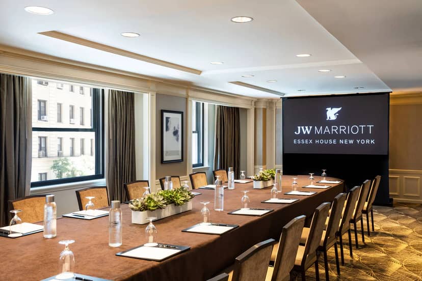 Grand Salon at JW Marriott Essex House, bright meeting room for corporate events.