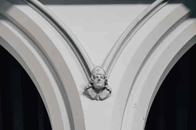 St Giles Church decorative relief, ideal for themed events and sophisticated gatherings.
