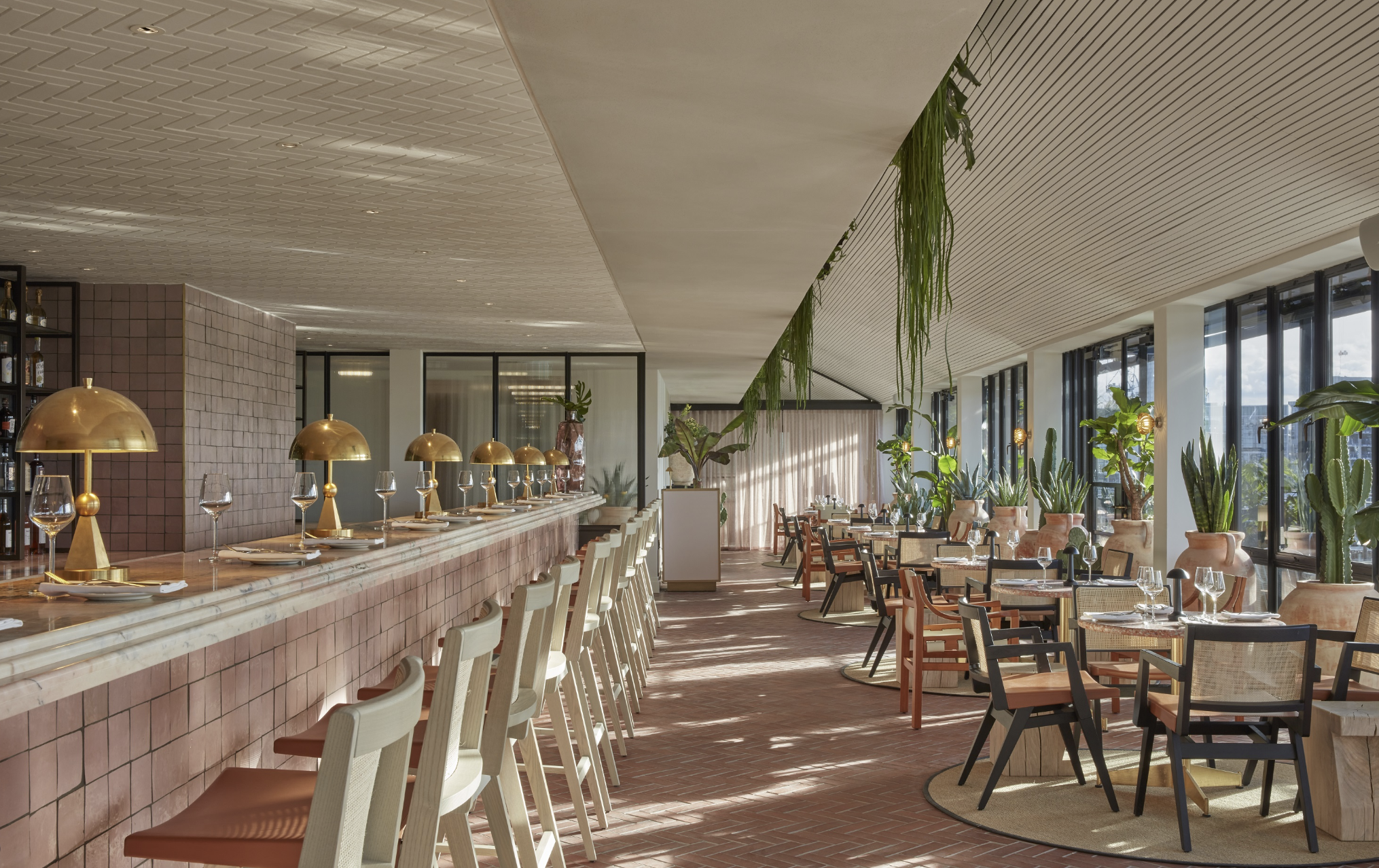 Rooftop Bar at One Hundred Shoreditch Hotel, modern venue for events and gatherings.