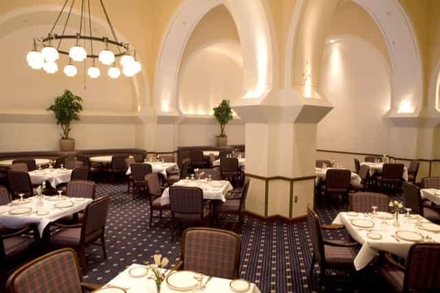 Elegant dining space at The Sphinx on K, ideal for corporate events and receptions.