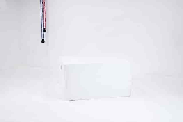 Green screen studio in SE London, minimalist white box for events and branding.