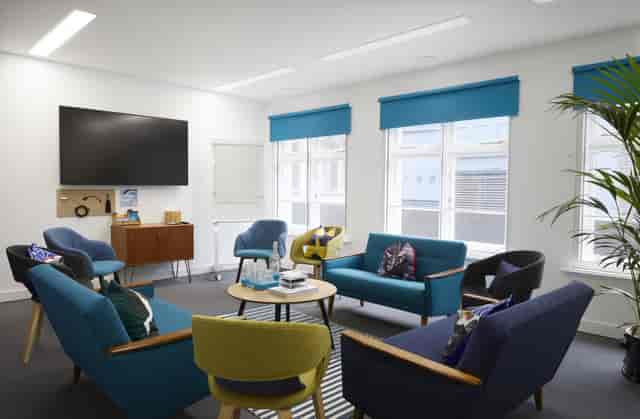 Modern meeting space in Wallacespace Covent Garden, ideal for workshops and brainstorming.