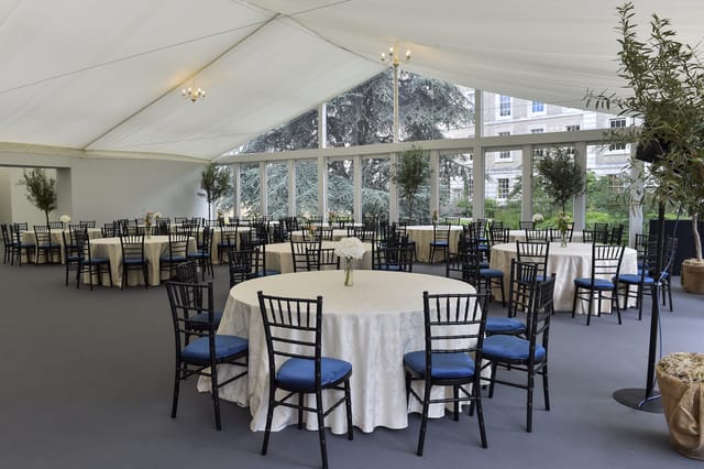 Inner Temple Marquee: Tented event, elegant corporate gathering.