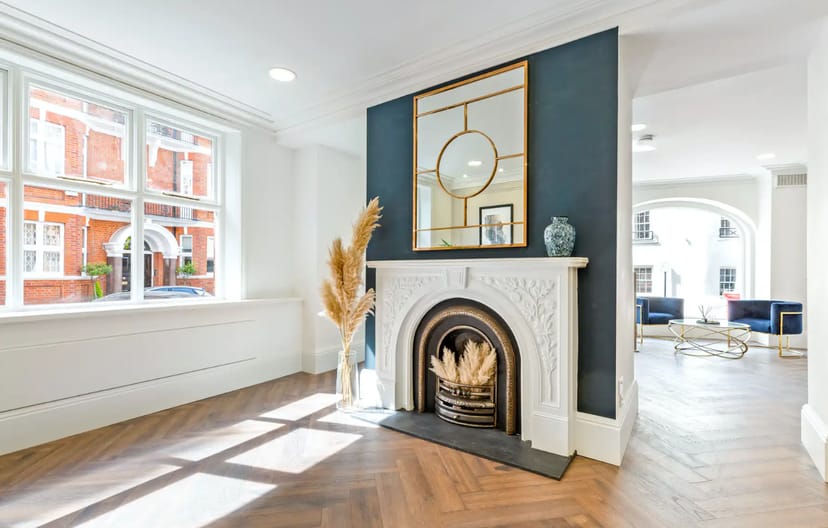 ACG Meeting Room with chic fireplace, ideal for upscale events and gatherings.