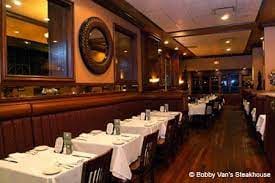 Atrium/Private Bar at Bobby Van's Grill, elegant dining for corporate events and gatherings.