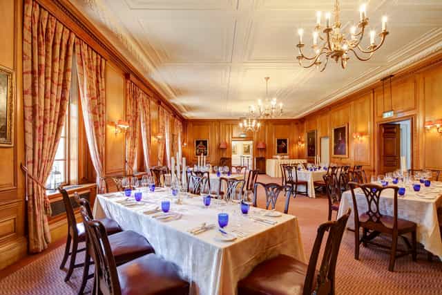 Inner Temple Parliament Chamber wood paneling formal dinner event