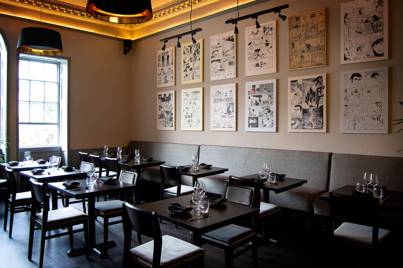 Stylish Kanagaki Suite dining space for intimate meetings and events, modern decor.