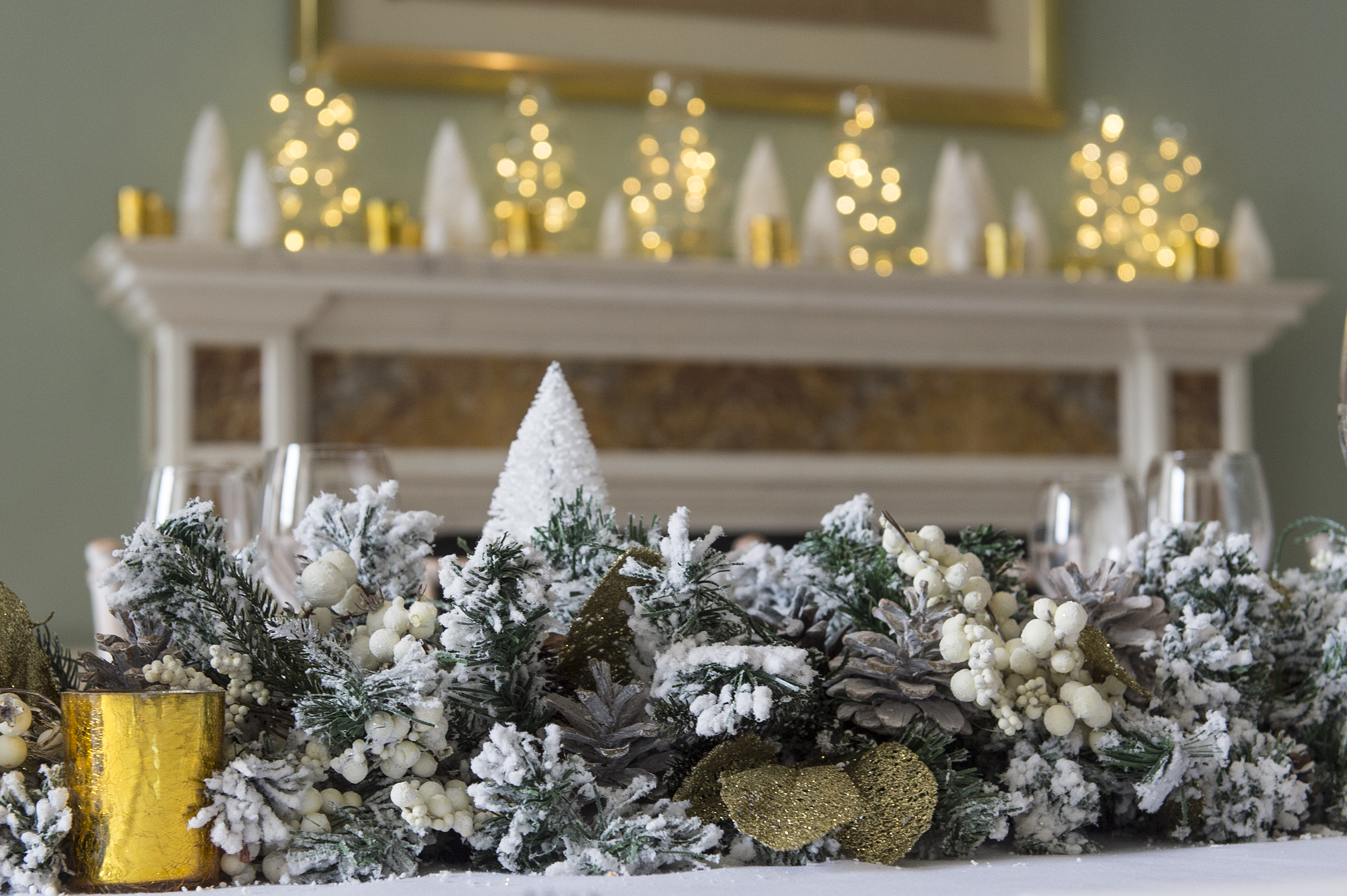 Christmas event at Asia House with elegant table setting and festive decor. - Banner