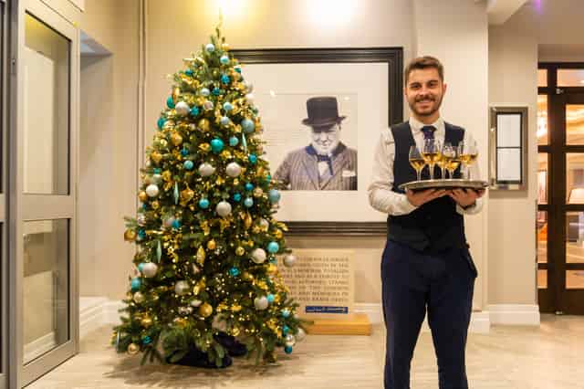 Christmas party in the Carisbrooke Hall 