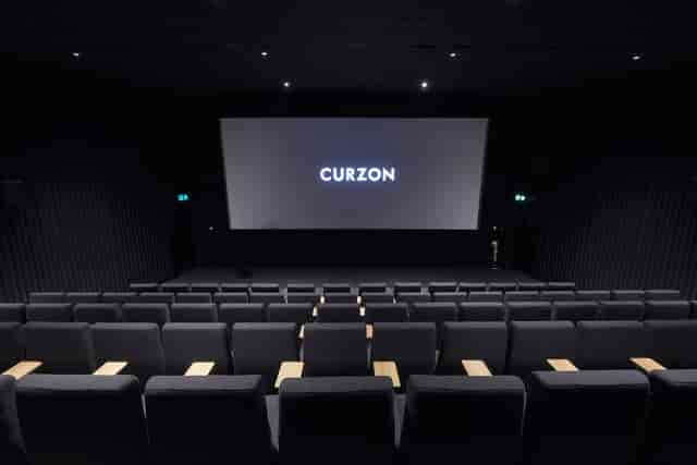 Curzon Hoxton Cinema Screen 1, modern venue for film premieres and private viewings.